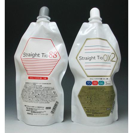 美容室用 縮毛矯正 メロス ストレートチオ 88 1剤と共通 OX2剤 の