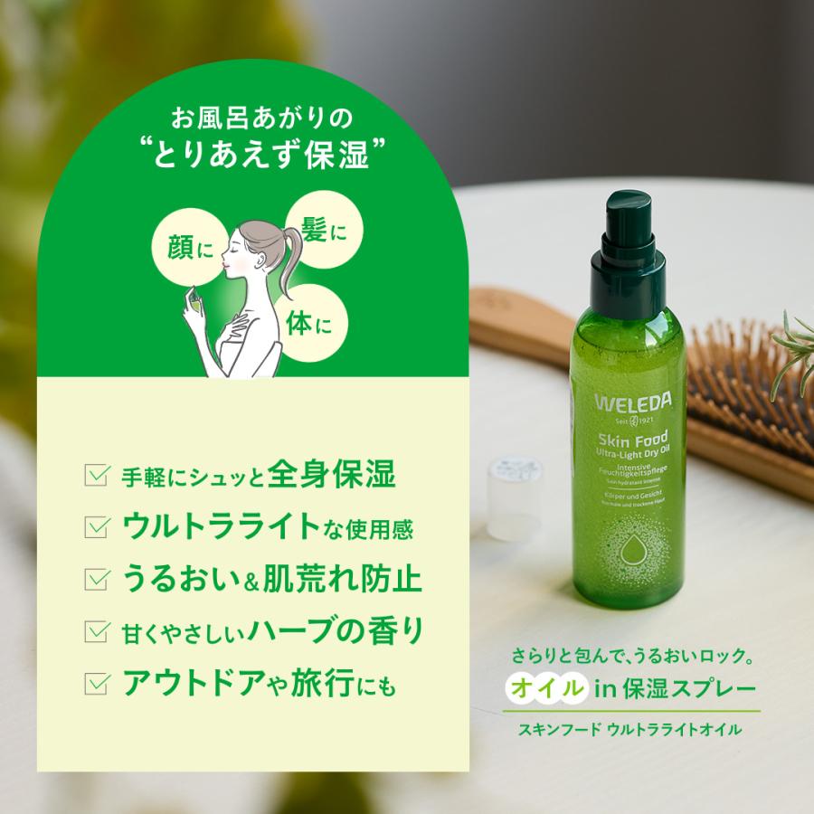WELEDA（ヴェレダ） 公式 正規品 スキンフード ウルトラライトオイル 