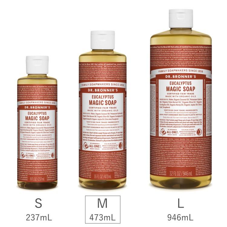 Dr.Bronner's（ドクターブロナー） 公式 マジックソープ EU(ユーカリ