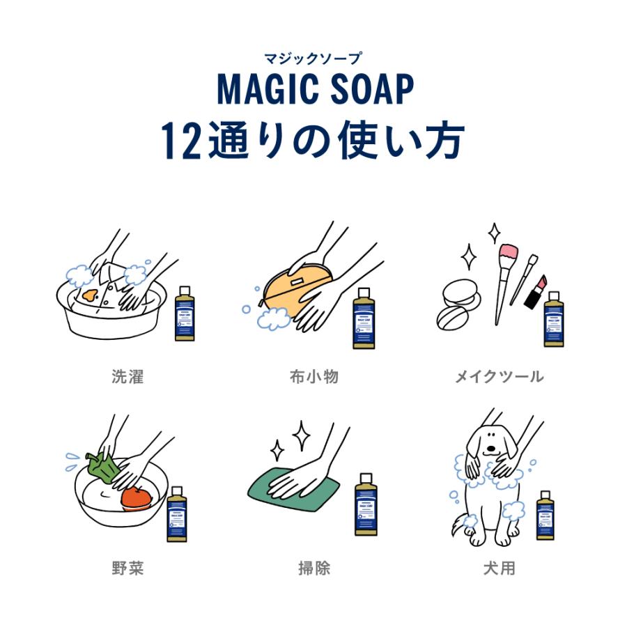 ドクターブロナー 公式 マジックソープ ＥＵ(ユーカリ) S 237mL｜naturesway-shop｜14