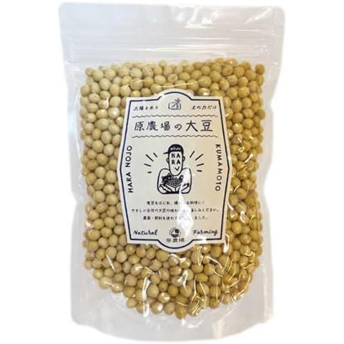 メール便送料無料] 自然栽培 原農場の大豆 400g 九州産 熊本県産 ふく