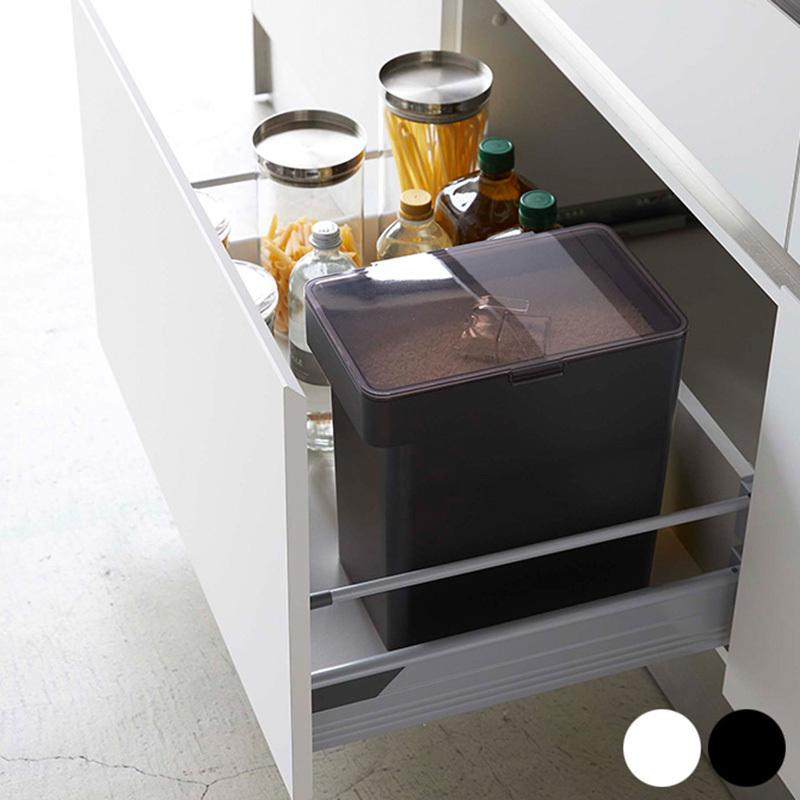 米びつ おしゃれ スリム 密閉 ペットフード Tower タワー 密閉米びつ 10kg 計量カップ付き Mga 4356 Natu Robe 通販 Yahoo ショッピング