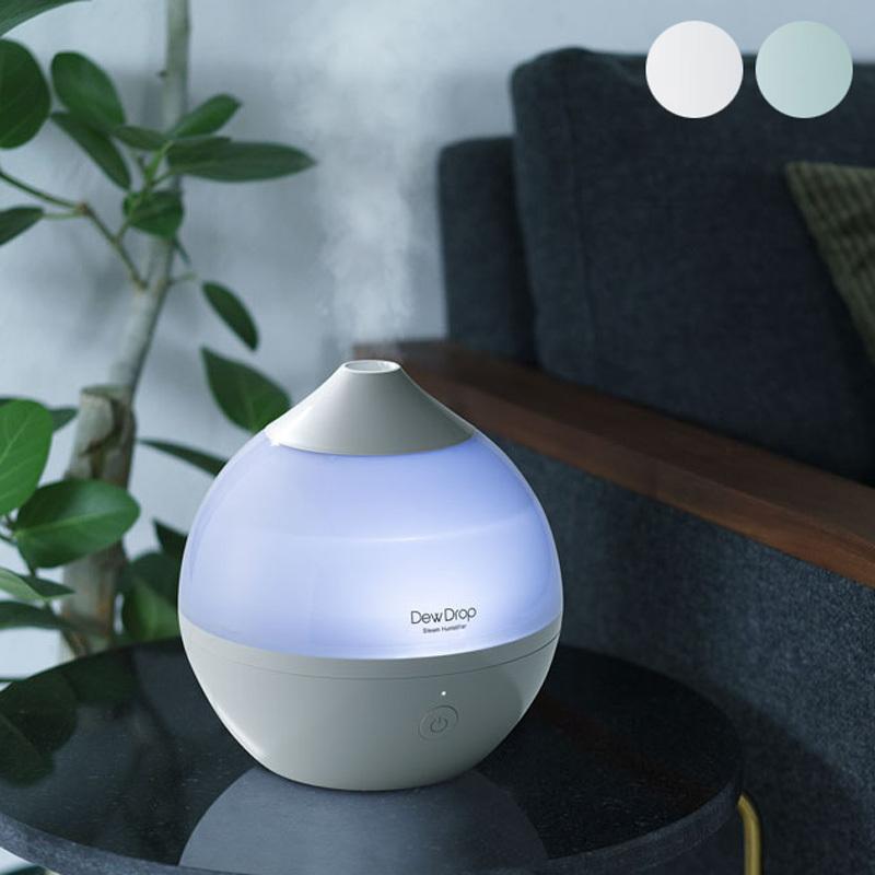 加湿器 スチーム式 おしゃれ かわいい Ledライト 加熱式 大容量 Three Up スリーアップ スチーム加湿器 デュードロップm Mka 5502 Natu Robe 通販 Yahoo ショッピング