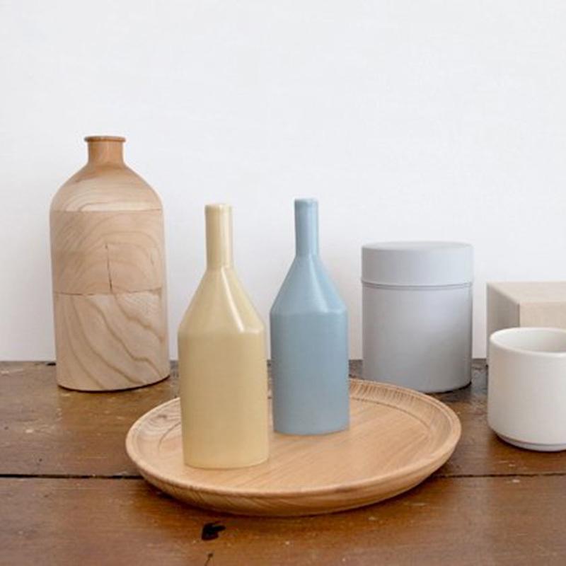 茶色 陶器 円筒形 花瓶 壺・瓶・花器・陶器・植木鉢・No.200926-008・梱包サイズ100