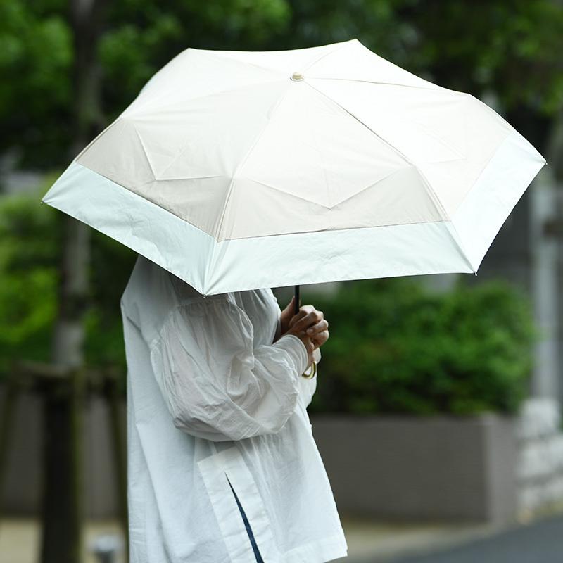 折りたたみ傘 日傘 雨傘 女性 大人 おしゃれ かわいい 6本骨 50cm Because ビコーズ レディース 晴雨兼用おりたたみ傘 Puバイカラー Mnr 0374 Natu Robe 通販 Yahoo ショッピング