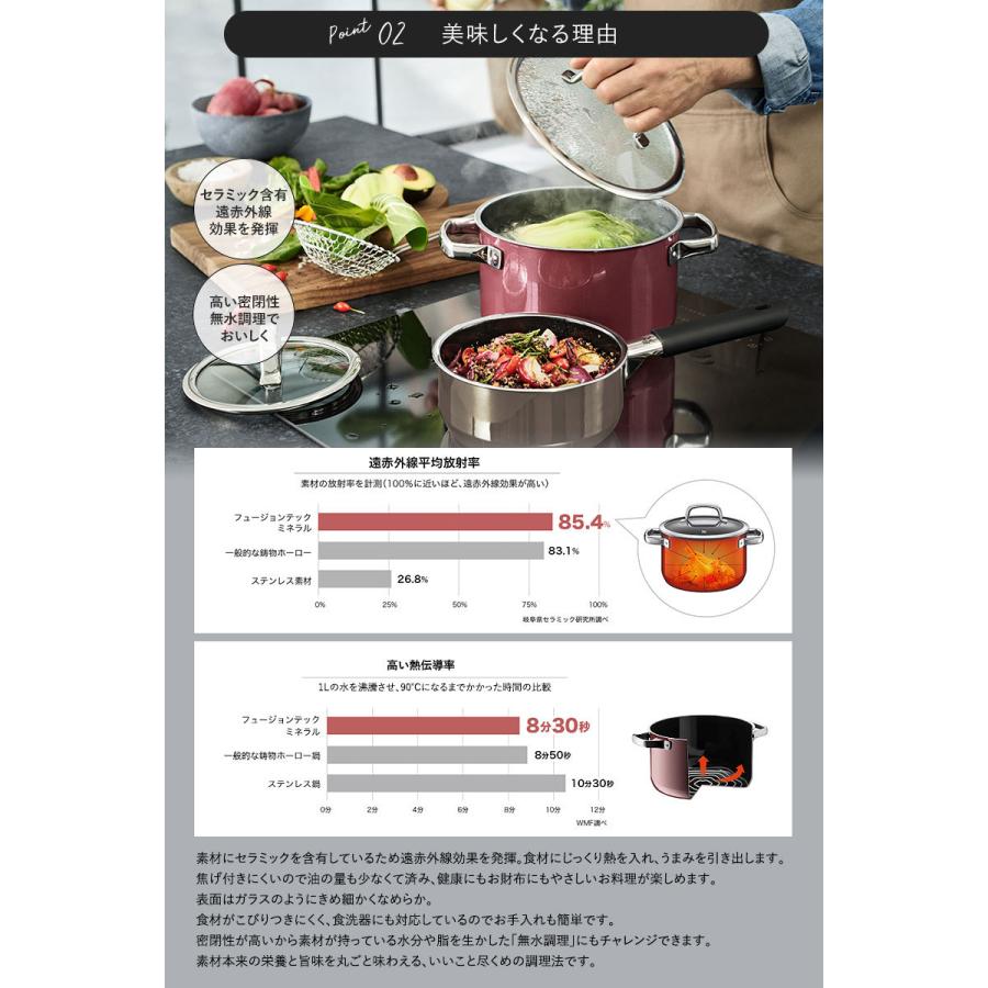 片手鍋 蓋付き 無水鍋 無水調理鍋 おしゃれ ドイツ製 焦げ付