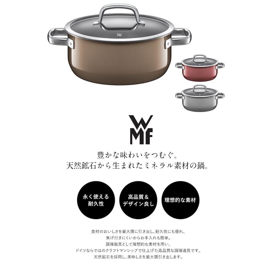 両手鍋 浅型 蓋付き 無水鍋 無水調理鍋 おしゃれ ドイツ製 焦げ付