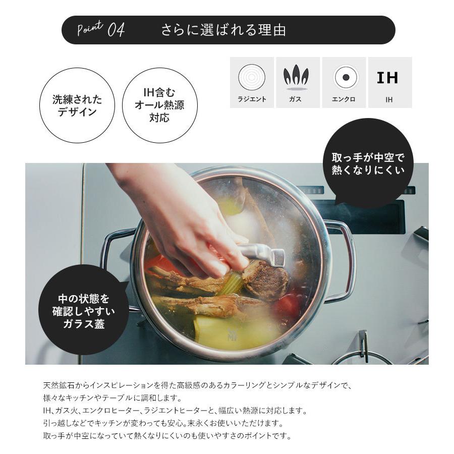 両手鍋 浅型 蓋付き 無水鍋 無水調理鍋 おしゃれ ドイツ製 焦げ付