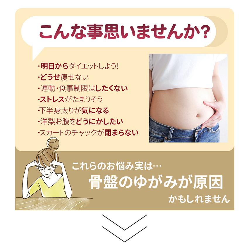 ダイエット 器具 骨盤 矯正 ゆがみ スリム お腹 芦屋美整体 骨盤スリム3Dエアーの画像