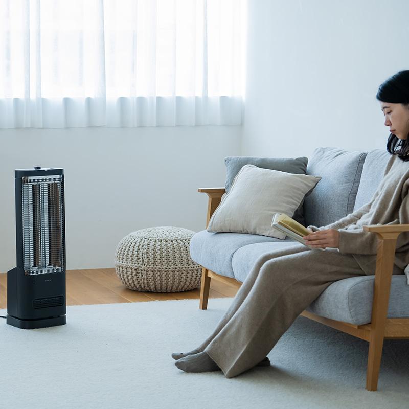 【美品】siroca 遠赤外線暖房機　足元ファンヒーター付き 足元ファンヒーター付き 遠赤外線暖房機 にこポカ SH-FC131 | シロカ