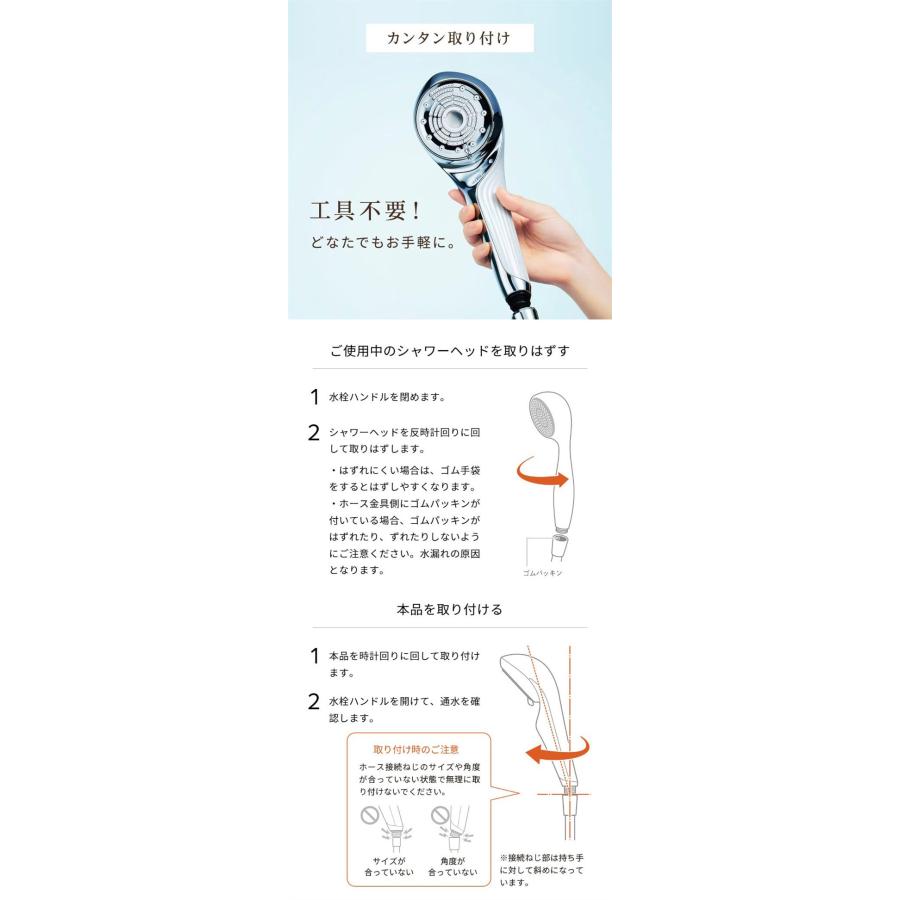 シャワーヘッド 美肌 美容効果 正規品 美容家電 毛穴 頭皮汚れ 泡 ReFa