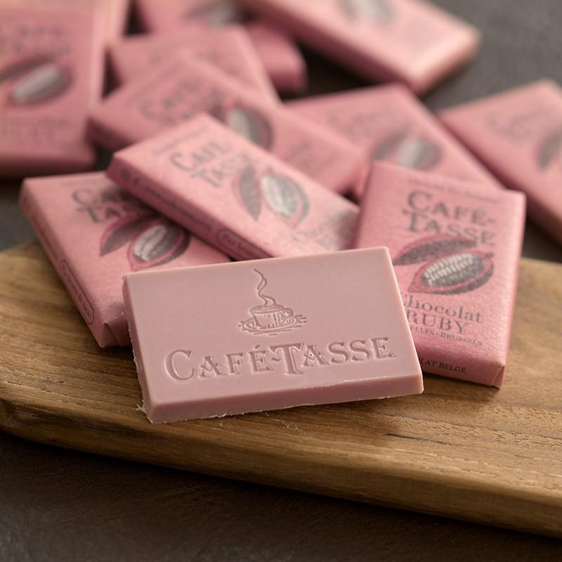 ベルギーチョコ ベルギー チョコレート Cafe Tasse カフェタッセ ルビーチョコミニタブレットボックス12p Nr 002 Natu Robe 通販 Yahoo ショッピング