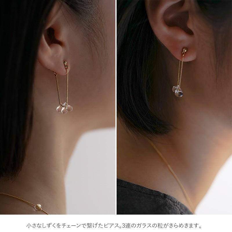 レディース ピアス 日本製 おしゃれ ガラス 大人 上品 Hario Lampwork Factory ハリオランプワークファクトリー ピアス リトルティアーズ Nr Natu Robe 通販 Yahoo ショッピング