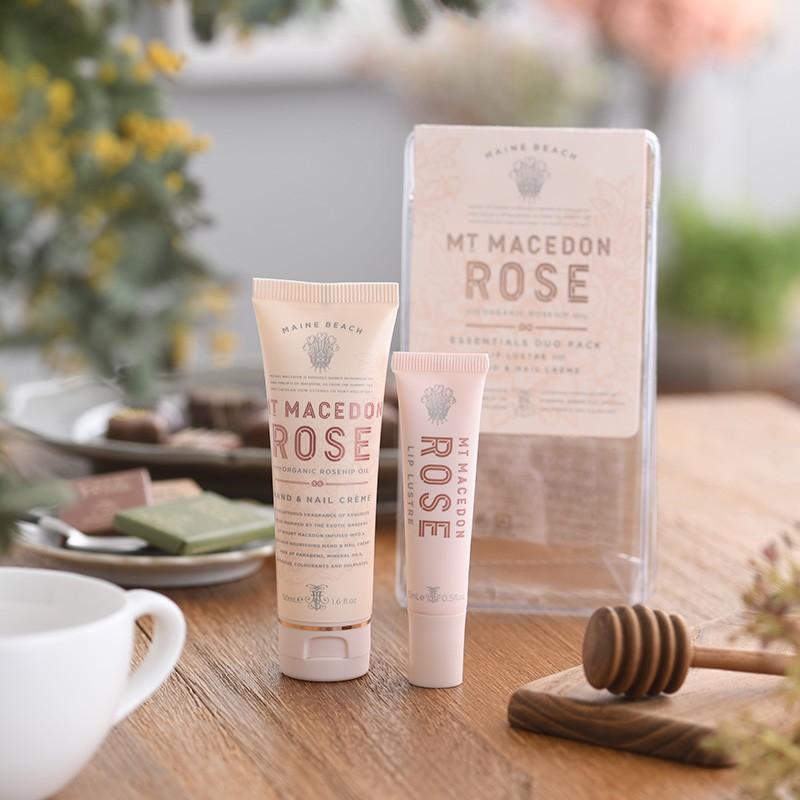 ハンドクリーム リップバーム セット オーガニック 無添加 おしゃれ 保湿 Maine Beach マインビーチ Mt Macedon Rose エッセンシャルデュオパック Nr Natu Robe 通販 Yahoo ショッピング