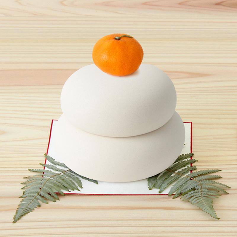 鏡餅 陶器 ミニ サイズ おしゃれ かわいい かがみもち 置物 オブジェ