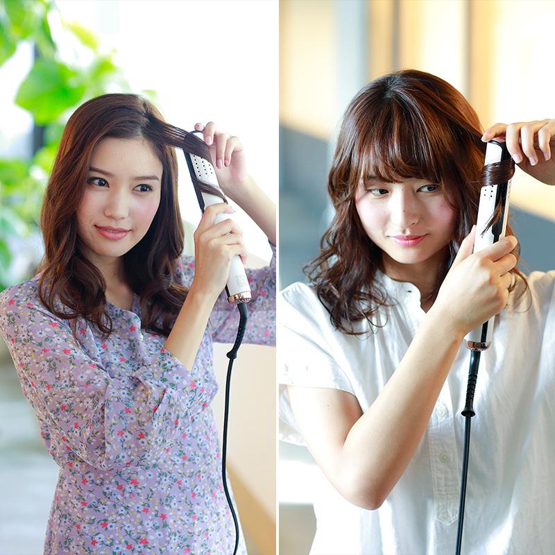カールアイロン 髪に優しい 海外対応 ヘアアイロン カール コテ