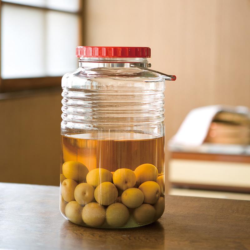 ガラス瓶 梅酒 梅シロップ おしゃれ 日本製 蓋付 4l レトロ Aderia アデリア 復刻梅びん 4l Nr Natu Robe 通販 Yahoo ショッピング
