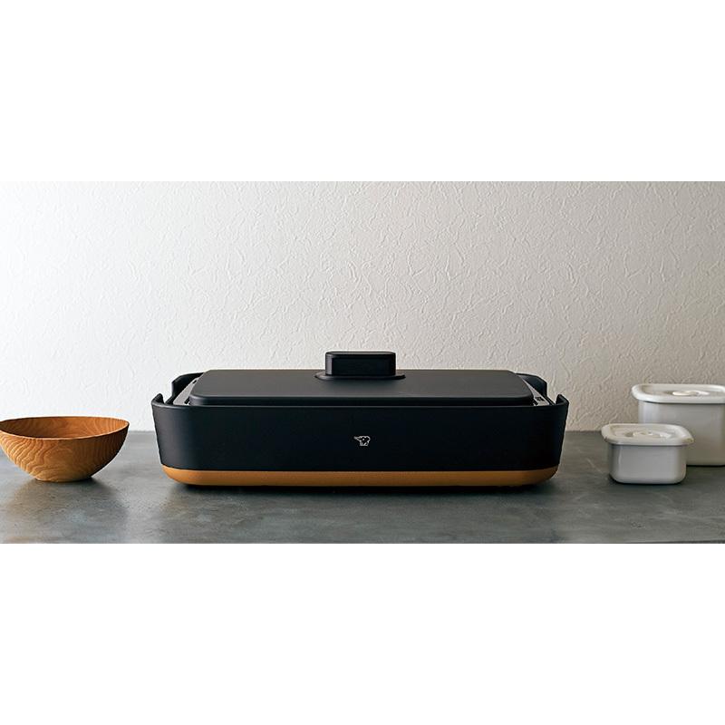 特典付き 象印 ホットプレート STAN スタン ブラック EAFA10-BA 深型