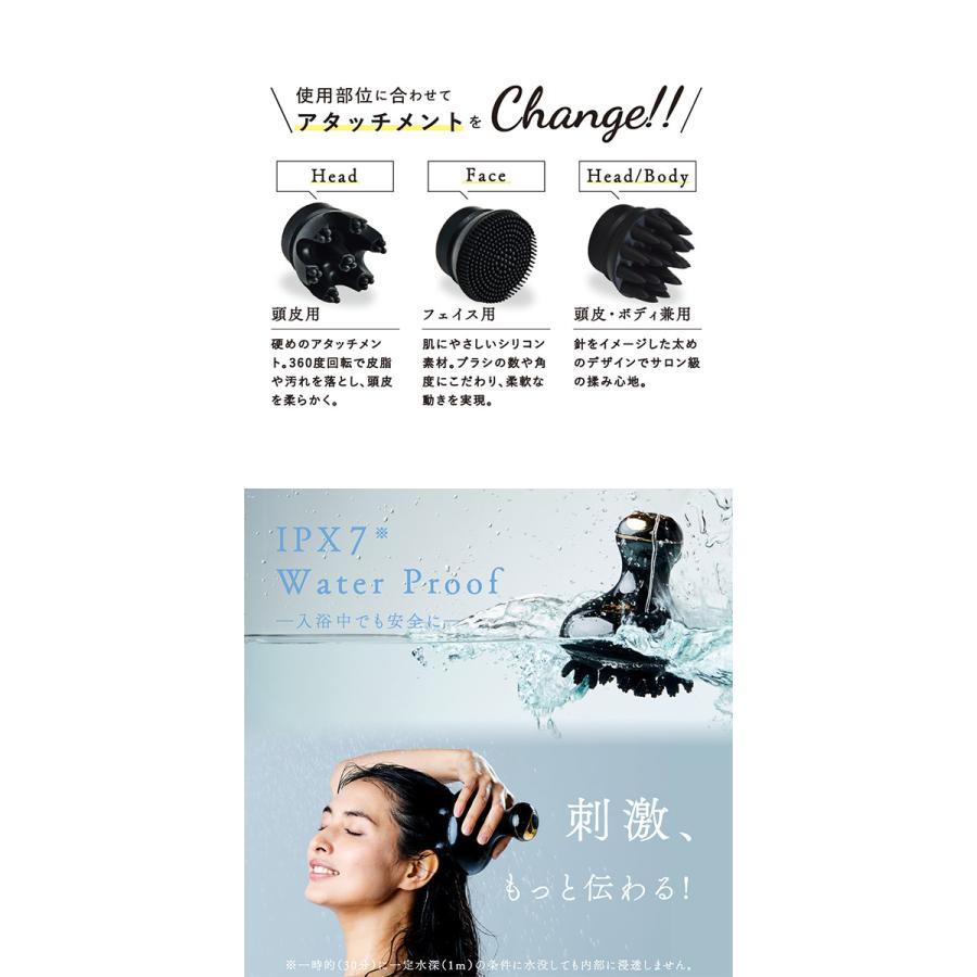頭皮ブラシ 電気ブラシ EMS リフトケア スカルプケア 頭皮ケア グッズ