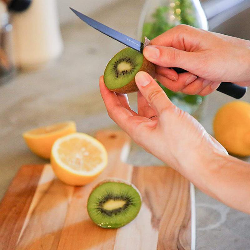 包丁 小さい 小型 よく切れる 軽量 軽い ステンレス 黒い おしゃれ TRAMONTINA トラモンティーナ NYGMA ニグマ ピーリングナイフ ブラック |  | 04