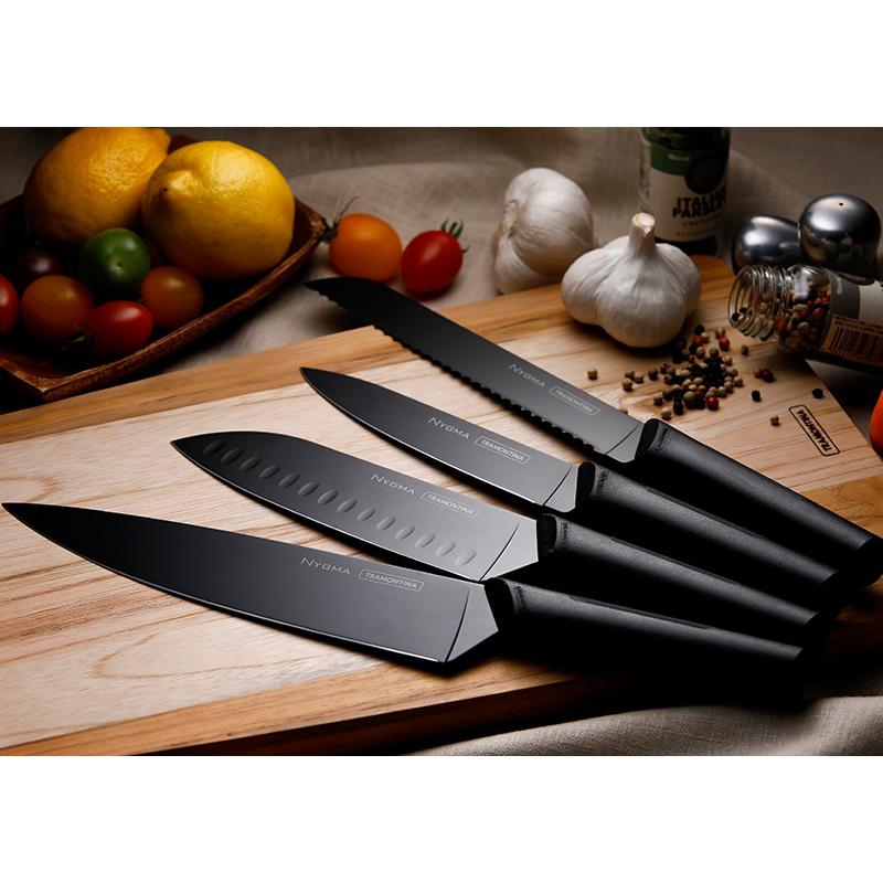 包丁 小さい 小型 よく切れる 軽量 軽い ステンレス 黒い おしゃれ TRAMONTINA トラモンティーナ NYGMA ニグマ ピーリングナイフ ブラック |  | 06