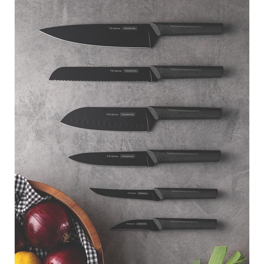 包丁 小さい 小型 よく切れる 軽量 軽い ステンレス 黒い おしゃれ TRAMONTINA トラモンティーナ NYGMA ニグマ ピーリングナイフ ブラック |  | 07