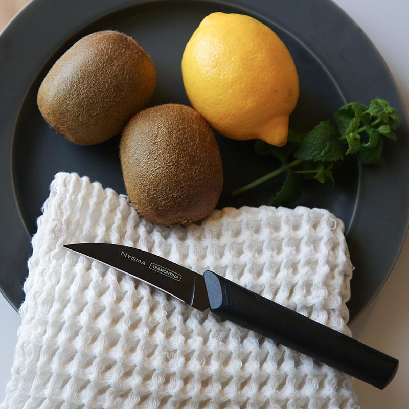 包丁 小さい 小型 よく切れる 軽量 軽い ステンレス 黒い おしゃれ TRAMONTINA トラモンティーナ NYGMA ニグマ ピーリングナイフ ブラック |  | 08