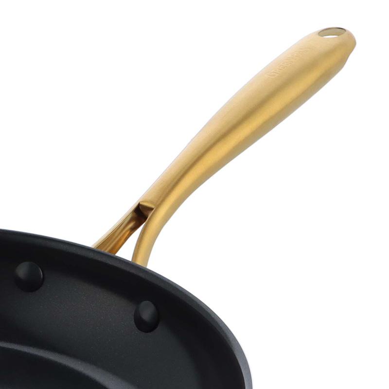 フライパン IH ガス おしゃれ 28cm 安全 ノンスティック GreenPan