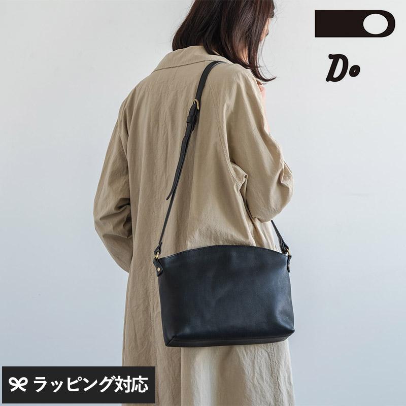 バッグ ショルダー 肩がけ おしゃれ レザー 黒 牛革 CLASKA DO 