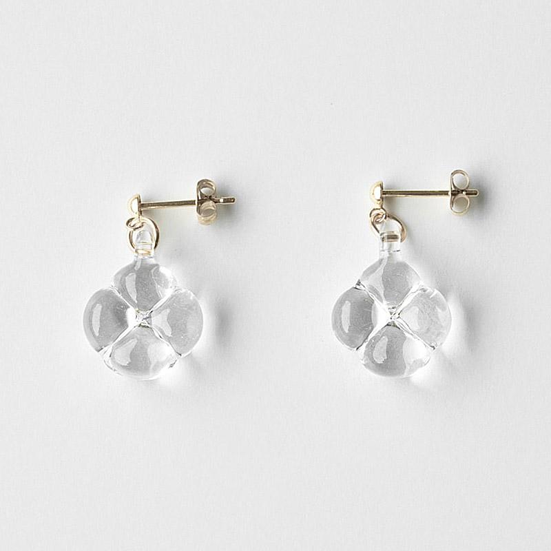 アクセサリー レディース ピアス おしゃれ ガラス お花 ギフト HARIO