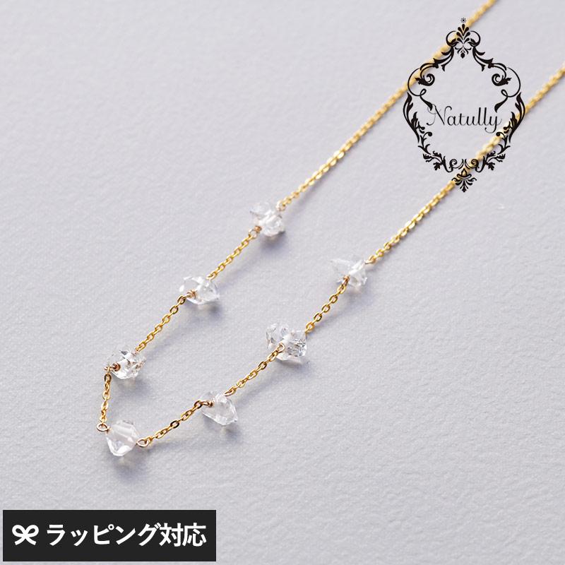 ハーキマーダイヤモンド ネックレス レディース おしゃれ ギフト 上品