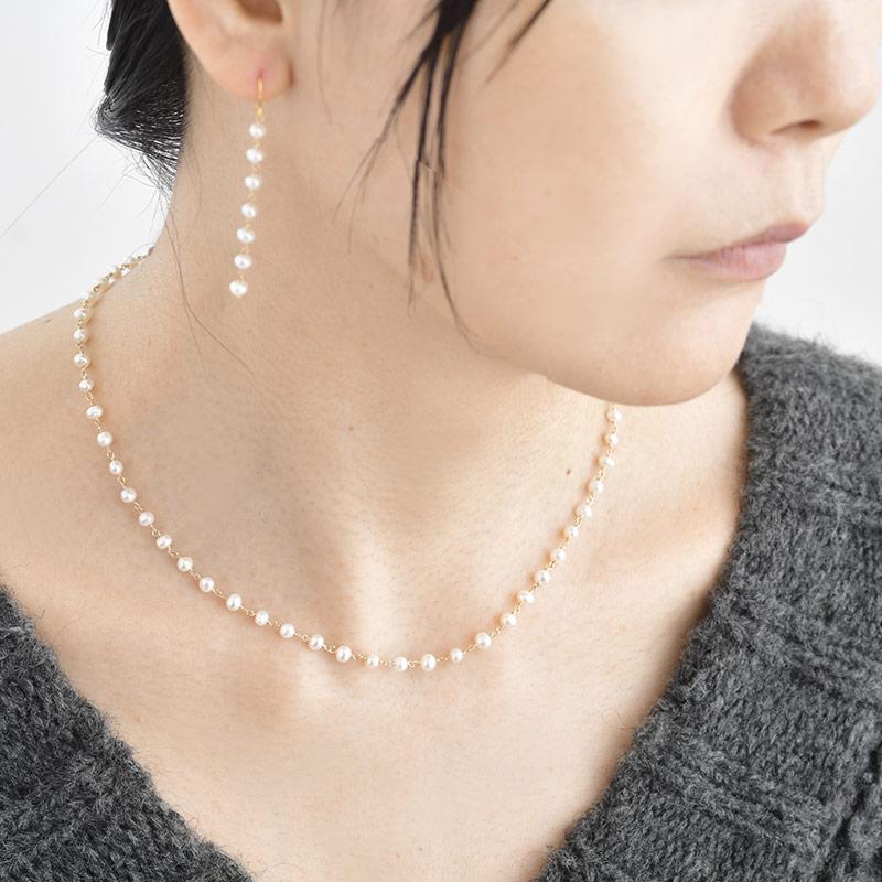 アクセサリー ネックレス レディース おしゃれ パール 淡水パール 