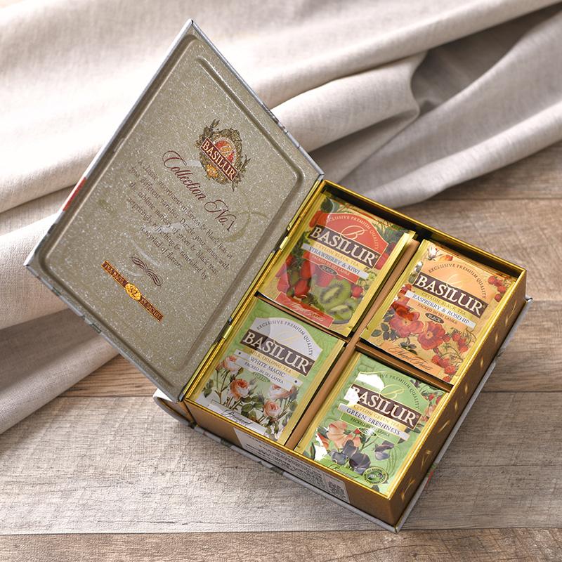 ☆新品 未開封☆ BASILUR バシラー ★5箱セット★ 飲料 紅茶 ティーバッグ 茶葉 おしゃれ かわいい パッケージ ブック
