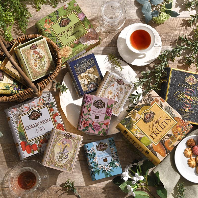 飲料 紅茶 ティーバッグ 茶葉 おしゃれ かわいい パッケージ ブック