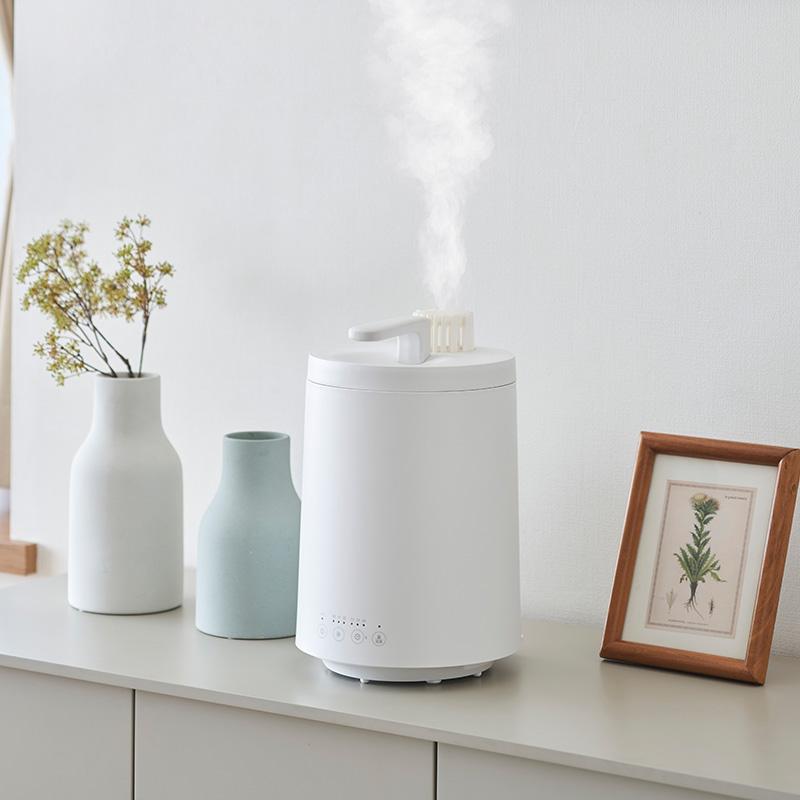 ドウシシャ 加湿器 スチーム式 ベージュ 2025年製 Amazon.co.jp