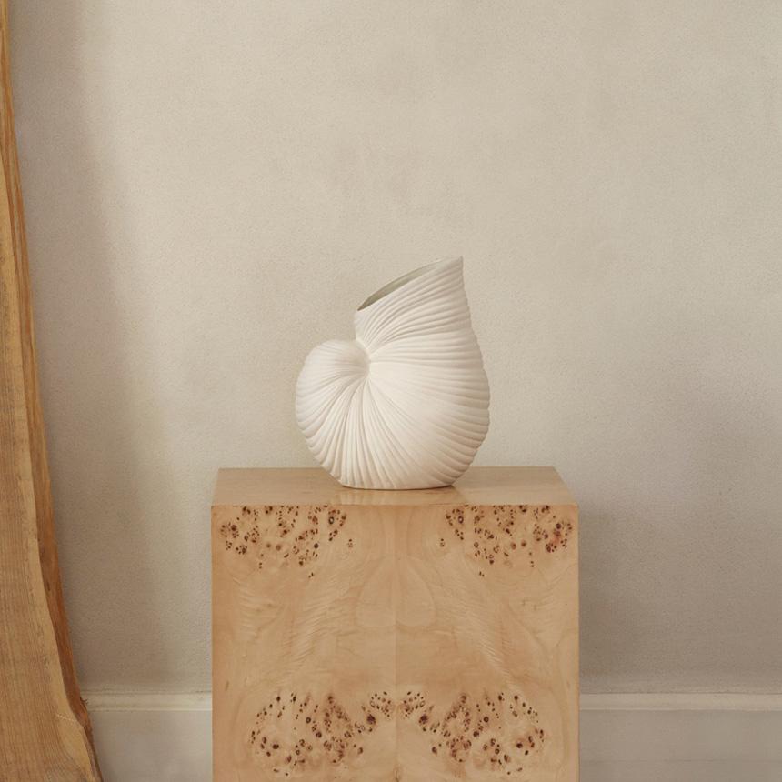 ferm LIVING ファームリビング シェルベース Shell Vase  北欧 人気 オブジェ 置物 飾り インテリア 雑貨 デンマーク プレゼント |  | 01