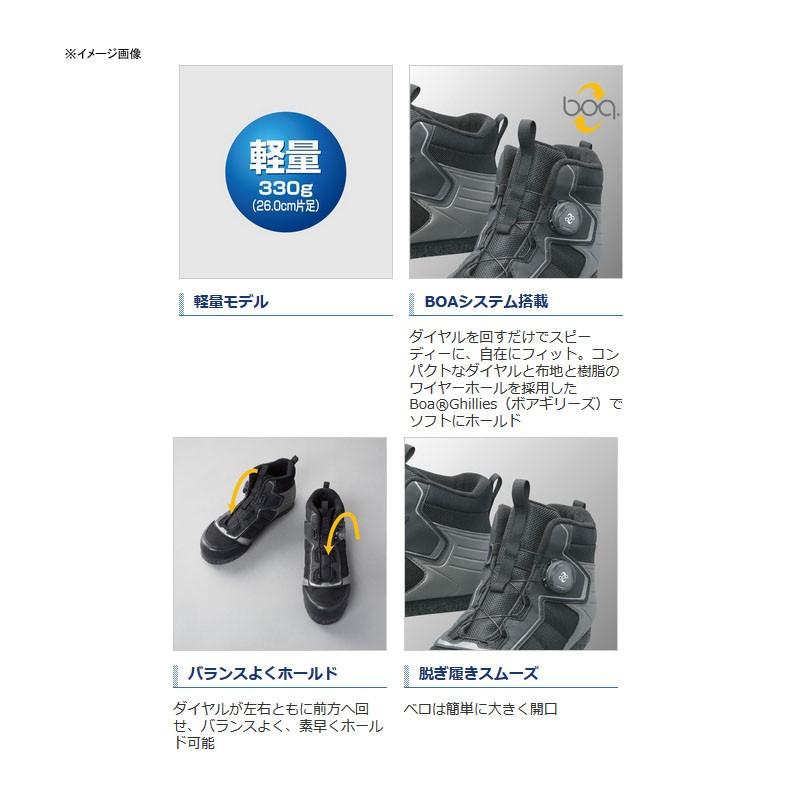 シマノ FS-041Q カットラバーピンフェルトフィットシューズ LT 25cm ブラック｜naturum-fashion｜02