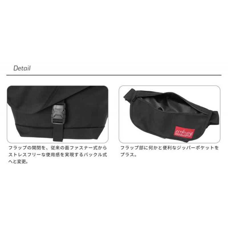 トートバッグ Manhattan Portage Nylon Messenger Bag Flap Zipper Pocket ONE SIZE Black(1000)｜naturum-fashion｜03