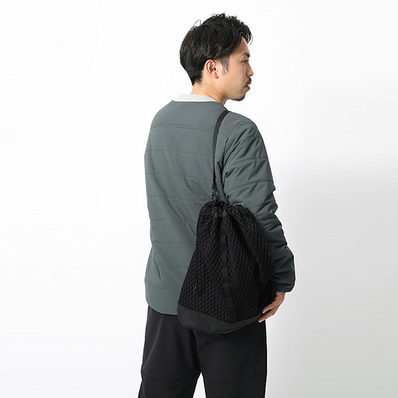 デイパック・バックパック スノーピーク Double Face Mesh Shoulder Bag 約17L Black｜naturum-fashion｜06