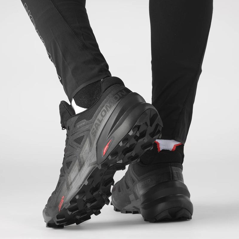 サロモン 24春夏 SPEEDCROSS 6 GORE-TEX(スピードクロス 6 ゴアテックス) 28.0cm BLACK/BLACK/PHANTOM｜naturum-fashion｜02