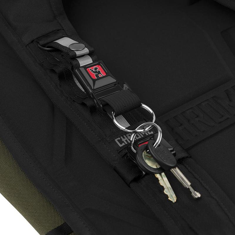 CHROME MINI BUCKLE KEY CHAIN(ミニバックル キーチェーン) ONE SIZE BLACK｜naturum-fashion｜02