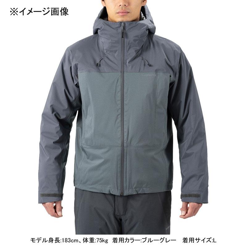 シマノ RB-034W インサレーション レインジャケット L ブルーチャコール｜naturum-fashion｜07