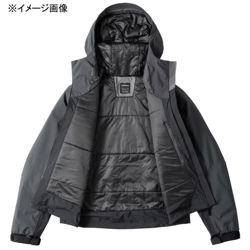 シマノ RB-036W ゴアテックス インサレーション ショートレインジャケット L ブルーチャコール｜naturum-fashion｜09