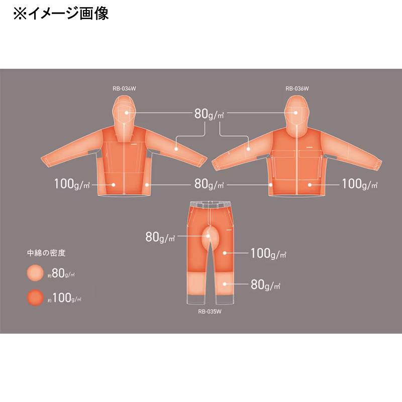 シマノ RB-036W ゴアテックス インサレーション ショートレインジャケット L ブルーチャコール｜naturum-fashion｜10