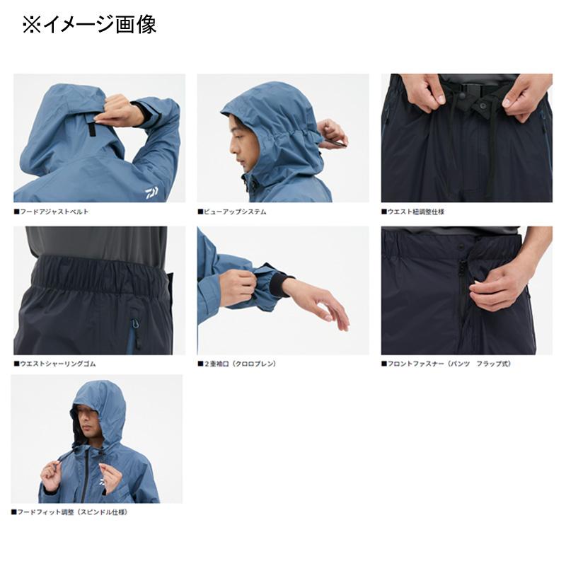 ダイワ DR-3324 RAINMAXRコンパクトレインスーツ M ブラック｜naturum-fashion｜06