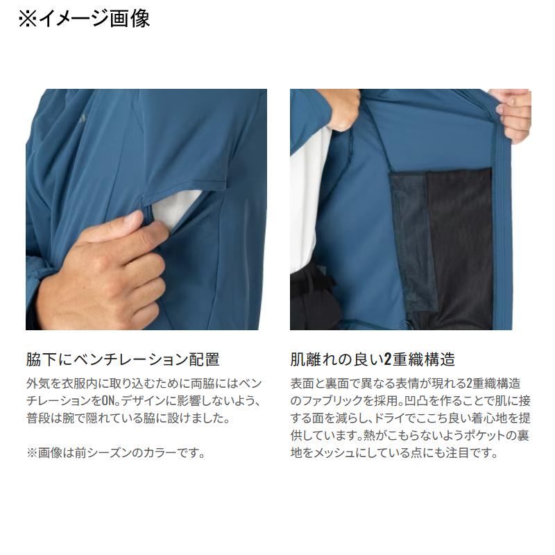 フィッシングウェア シマノ WJ-020W テックフーディー 2XL ブルーチャコール｜naturum-fashion｜03