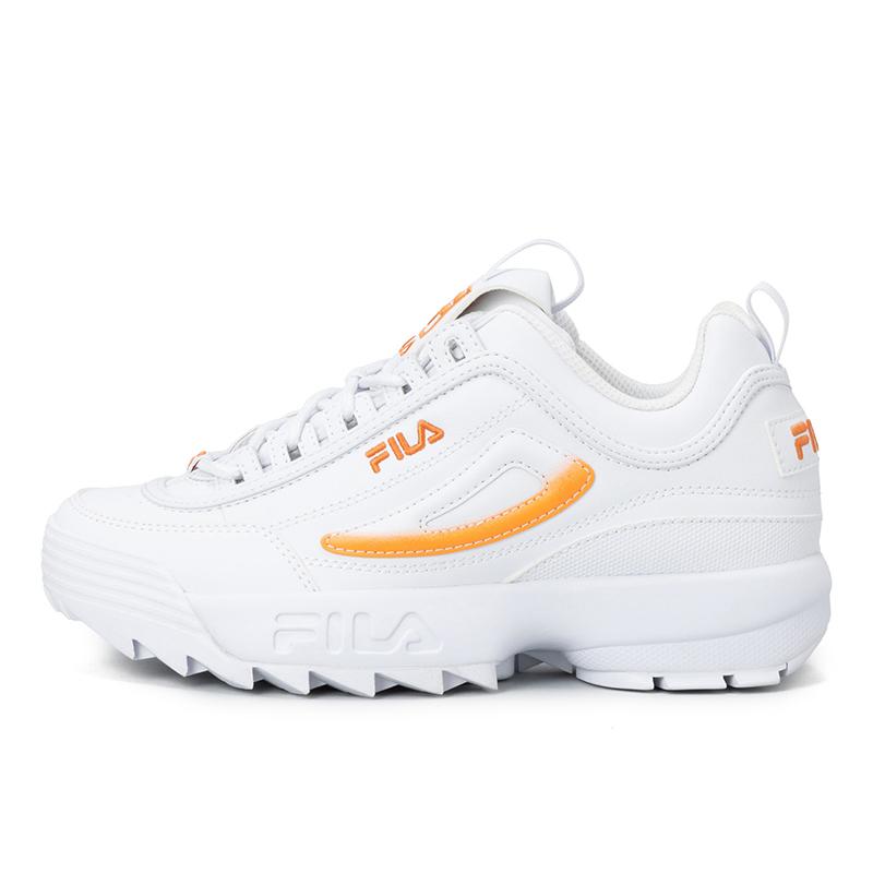 シューズ・スニーカー フィラ 24春夏 DISRUPTOR II PREMIUM(ディスラプター 2 プレミアム) 23.5cm WHITE/TANGERINE/WHITE｜naturum-fashion｜02