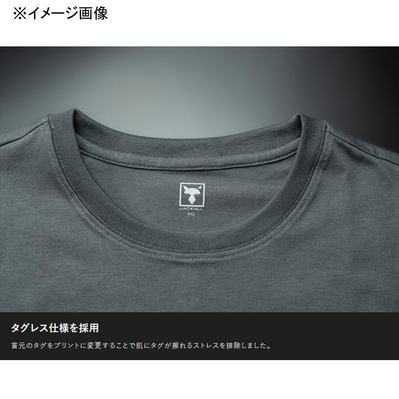 フィッシングウェア ジャッカル ショートスリーブロゴティーシャツ XL チャコール｜naturum-fashion｜03