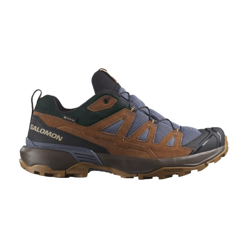 サロモン X ULTRA 360 LEATHER GORE-TEX 27.0cm G.SAILLE/C.CAFE 
