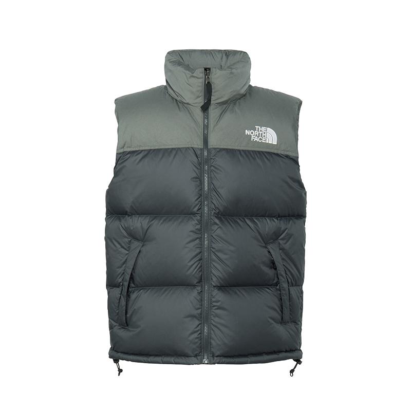 美品 ヌプシベスト グレー THE NORTH FACE（ザ ノースフェイス） ベスト(メンズ) ヌプシベスト
